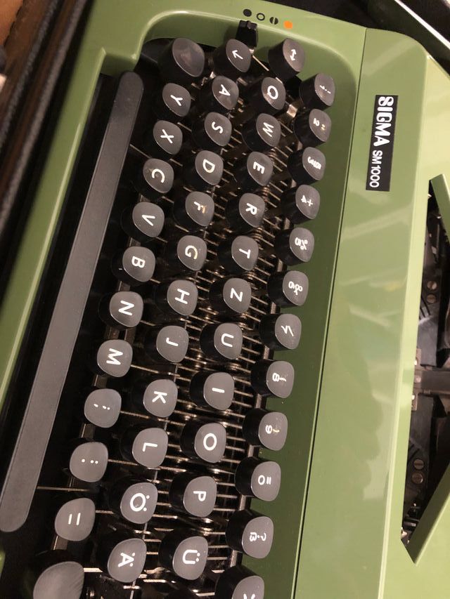 Máquina de escrever Sigma SM1000 Verde