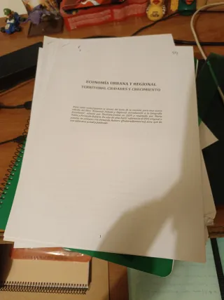 Economía urbana y regional