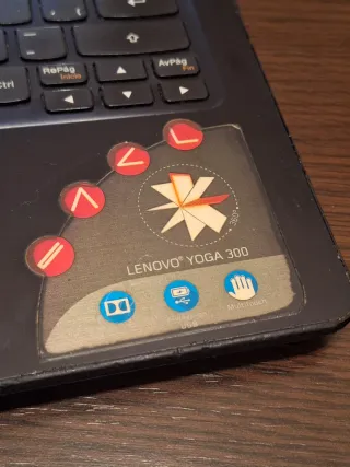 Lenovo portátil negro