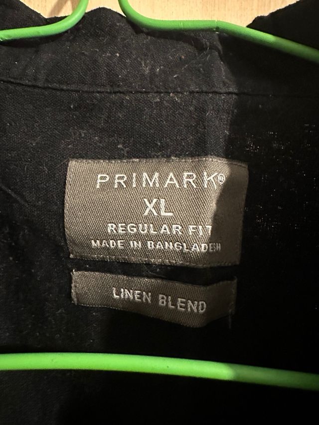 Camisa Negra Primark Talla XL
