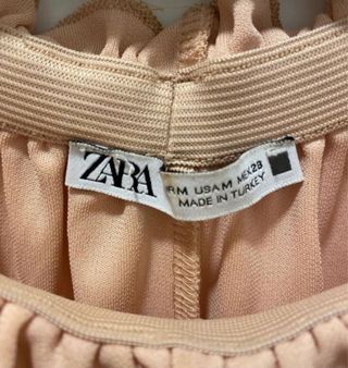 Blusa Zara sin mangas rosa