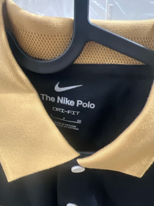 Polo Nike FC Barcelona Negro y Dorado