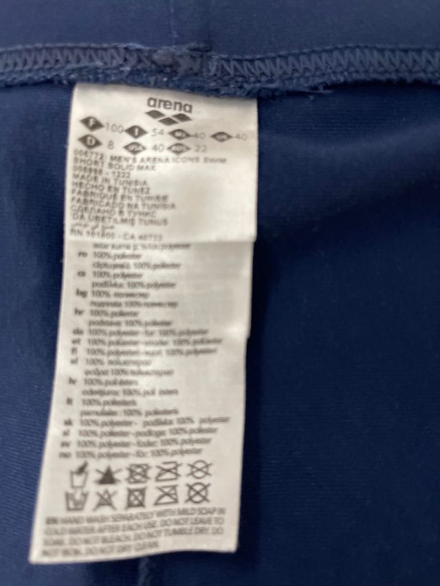 Bañador Hombre Arena Natación Azul