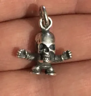 Colgante Calavera Plata