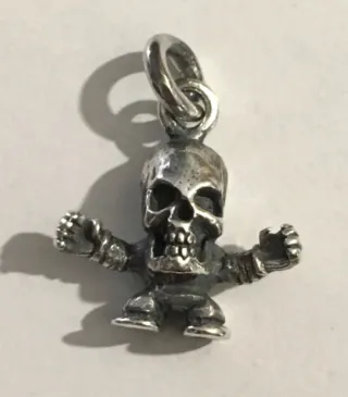 Colgante Calavera Plata