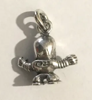 Colgante Calavera Plata