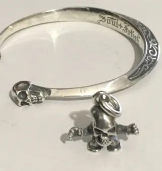 Colgante Calavera Plata