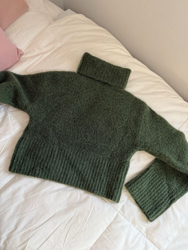 Jersey Zara Verde Talla S