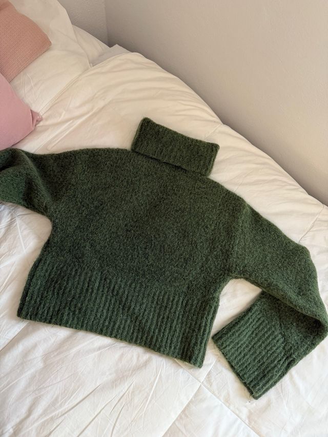 Jersey Zara Verde Talla S