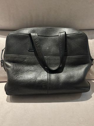 Maletín Massimo Dutti Negro Piel