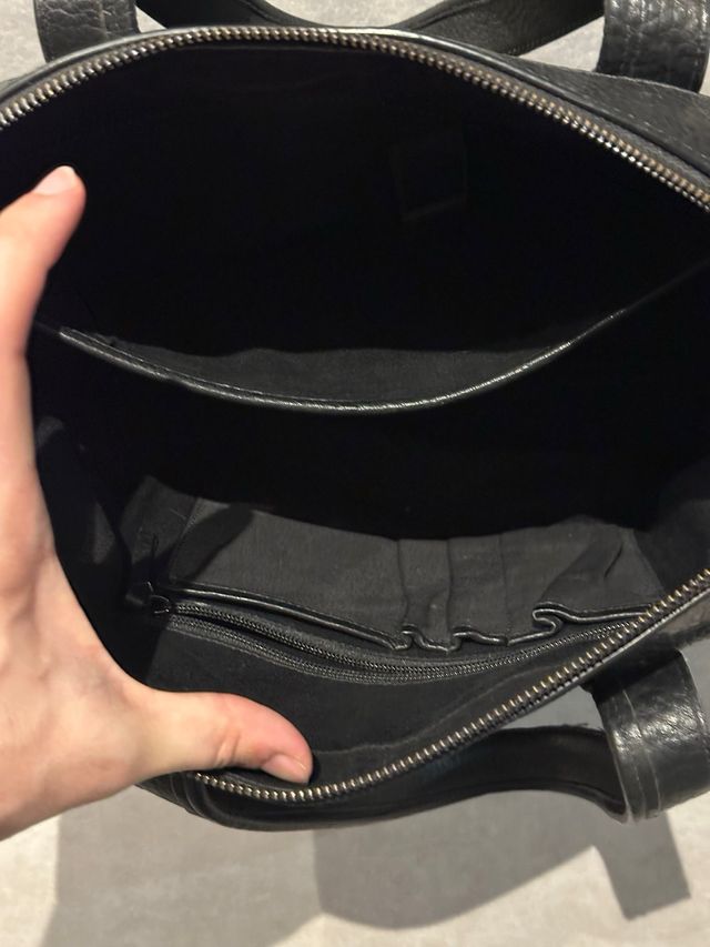 Maletín Massimo Dutti Negro Piel