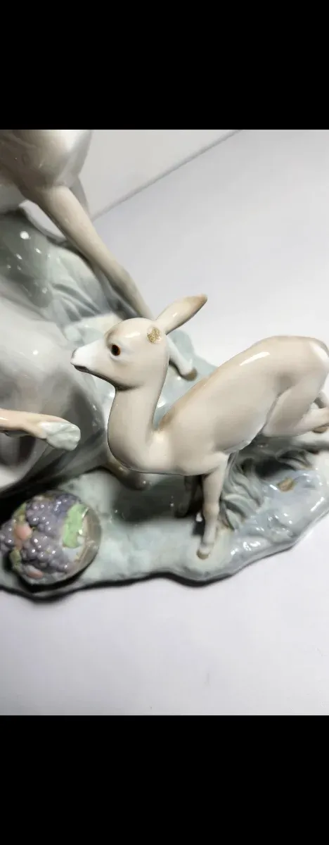 Figura Lladró “Grupo de Doncella y Gacela”año 1971