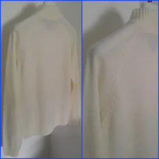Maglione Terranova Tg L zip laterale