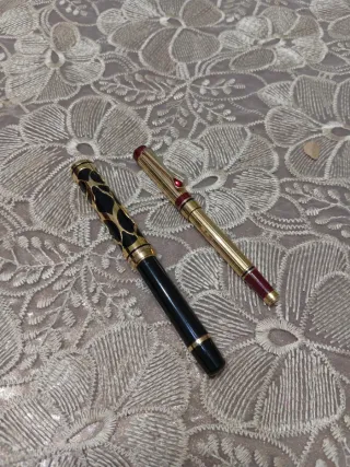 2 penne stilografiche vintage