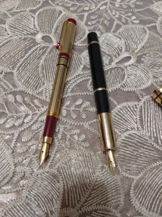 2 penne stilografiche vintage