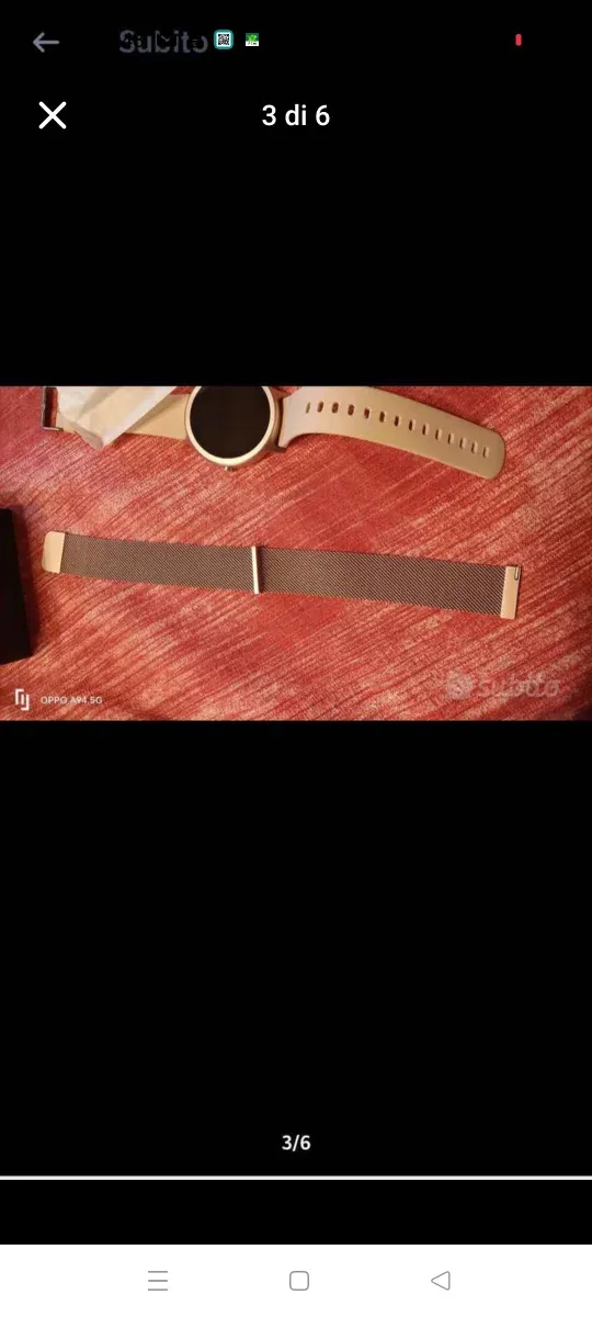 Smartwatch donna con 2 cinturini