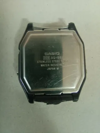 Reloj Casio Quartz Digital/Analógico Negro/Rojo