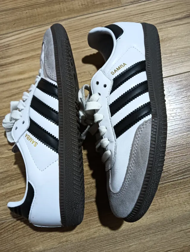 Adidas Samba Blancas y Negras originales