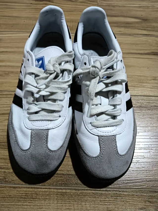 Adidas Samba Blancas y Negras originales
