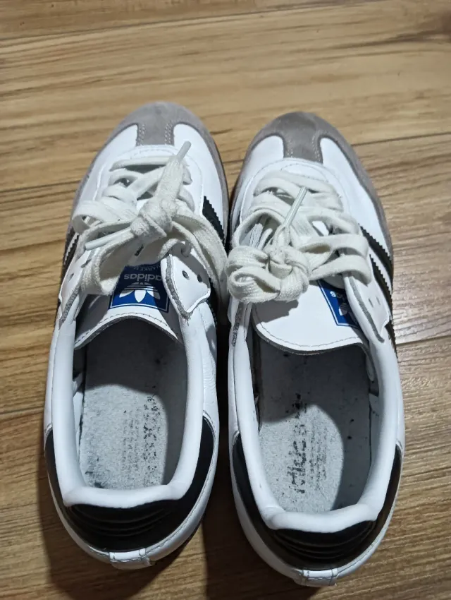Adidas Samba Blancas y Negras originales