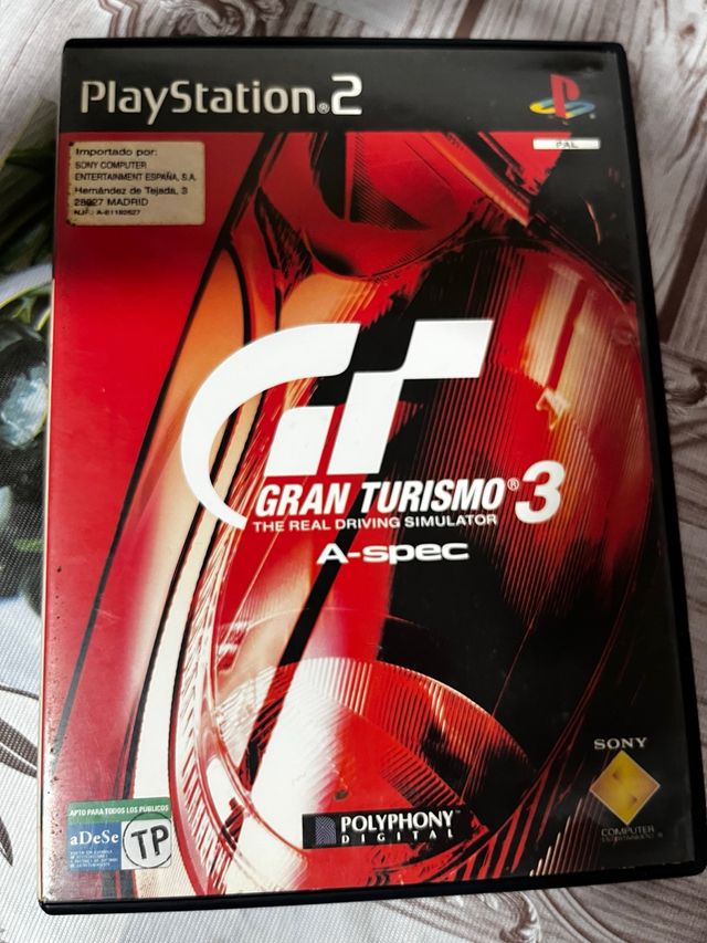 Gran Turismo 3 A-Spec PS2