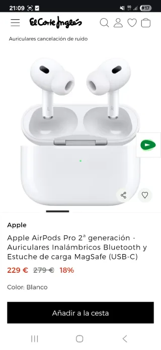 AirPods Pro (2ª gen.) con estuche MagSafe