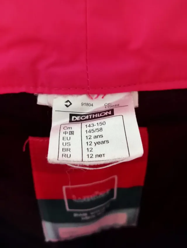 Pantalón nieve niña Decathlon 12 años