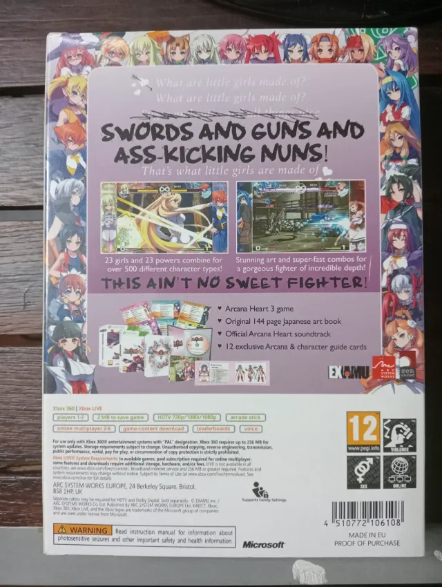 Arcana Hearts 3 Edizione Speciale PAL Xbox SIGILLATO