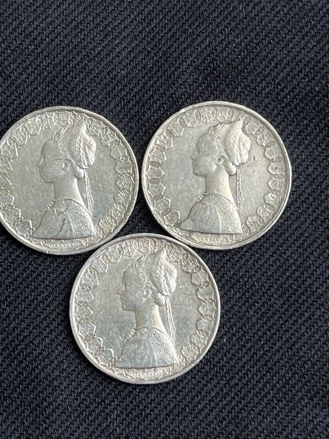 3 monete 500 Lire Argento Le Caravelle 500