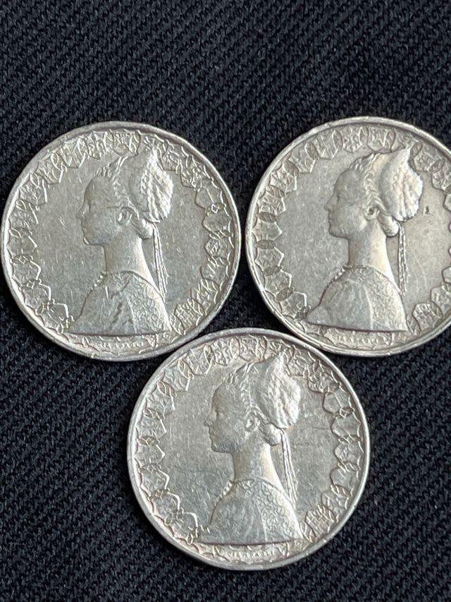 3 monete 500 Lire Argento Le Caravelle 500