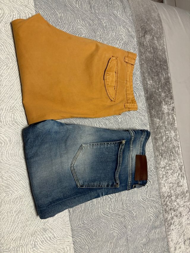 Lote 2 Pantalones Caballero Talla 44