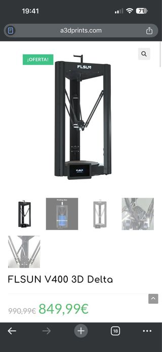Flsun V400 Impresora 3D NUEVA!