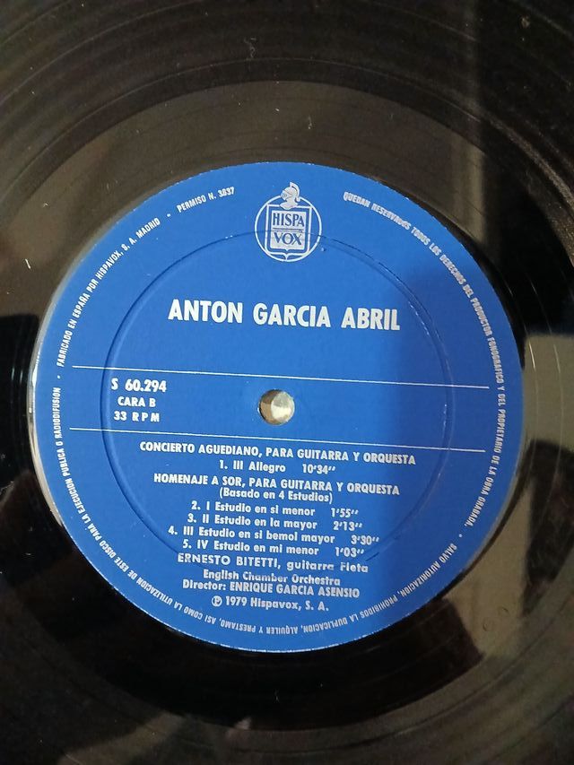LP Ernesto Bitetti Concierto Aguediano