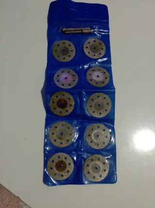 Discos de corte diamante + mandril