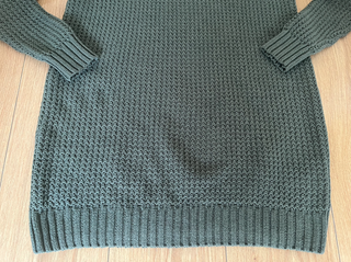 vestido estilo jersey verde caqui de hollister