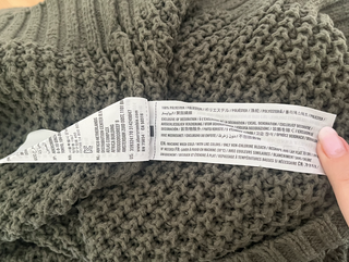 vestido estilo jersey verde caqui de hollister