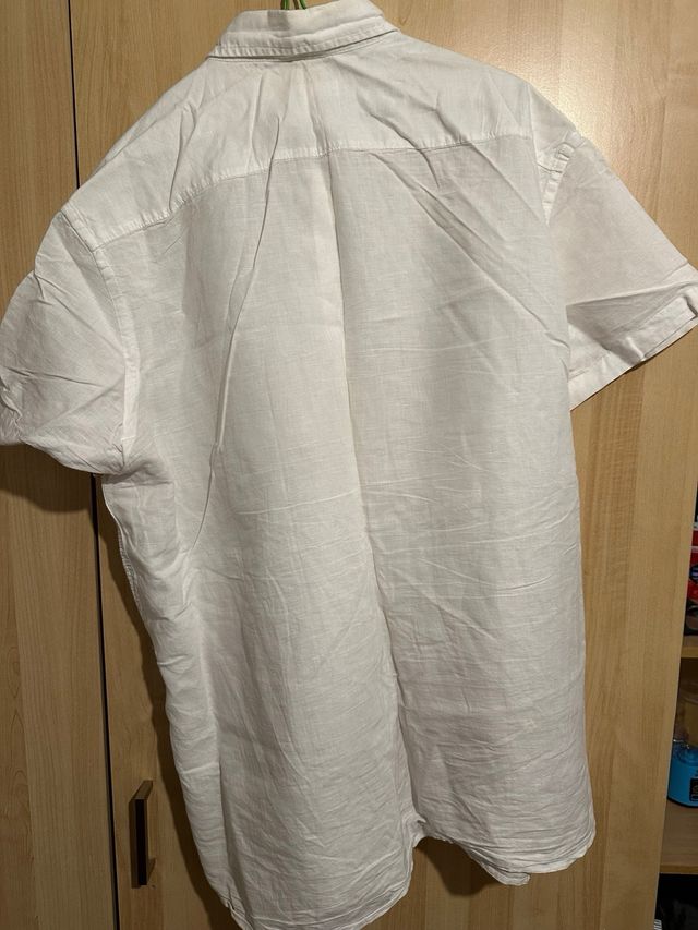 Camisa UNIQLO Blanca Talla 3XL