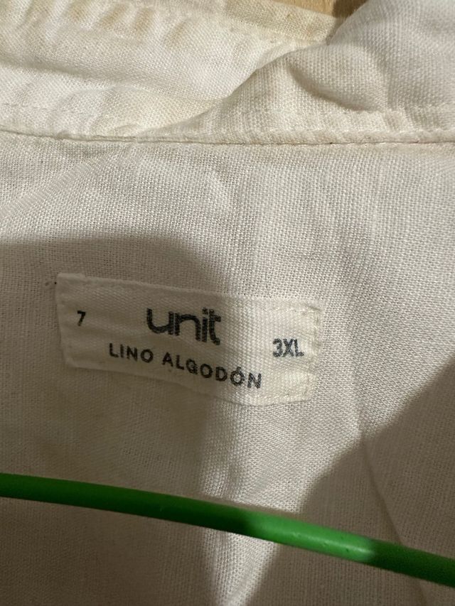 Camisa UNIQLO Blanca Talla 3XL