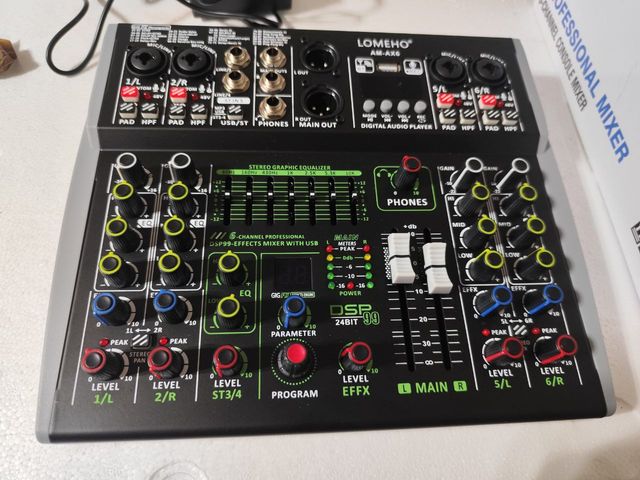 Consola Mezcladora Profesional DJ