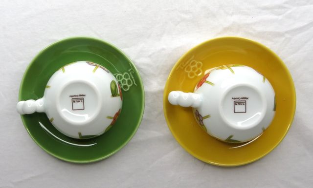 Thun Set 6 Tazzine Caffè Porcellana Happy