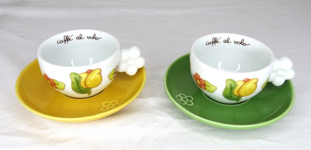 Thun Set 6 Tazzine Caffè Porcellana Happy