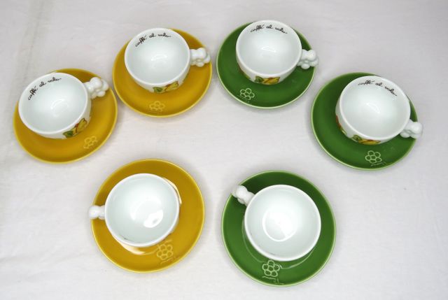 Thun Set 6 Tazzine Caffè Porcellana Happy