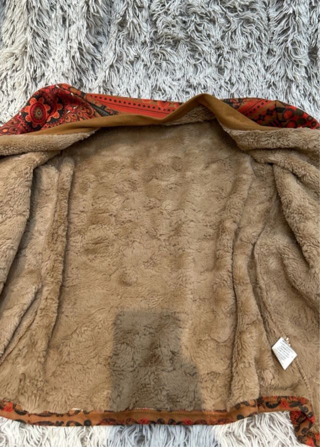 Chaqueta Cárdigan Hippie Estampada