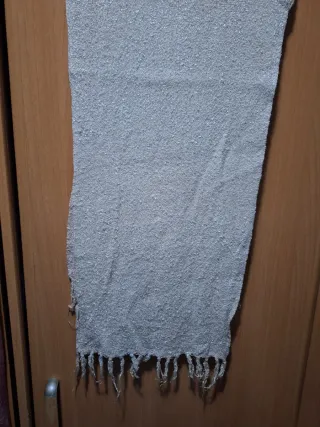 Guantes de terciopelo con puño de pelo y foulard