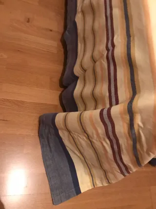 Colcha Cama 90cm Multicolor Rayas