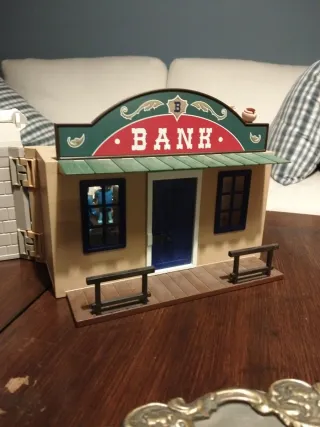 Playmobil Nordisti con banca e ufficio sceriffo