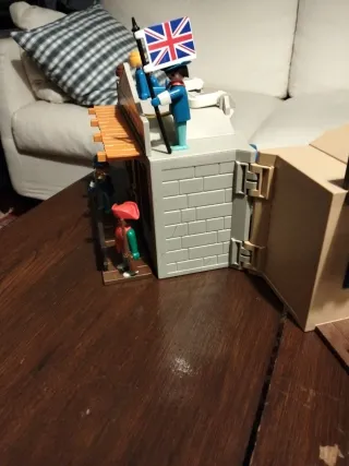 Playmobil Nordisti con banca e ufficio sceriffo