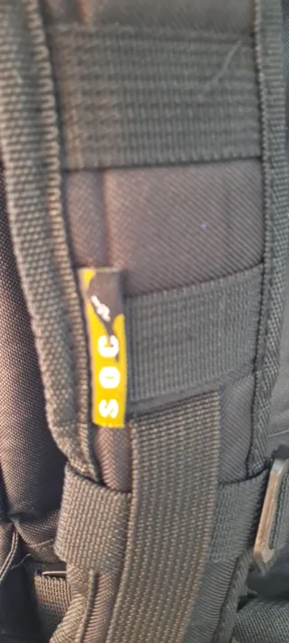 Mochila Táctica Negra y Gris