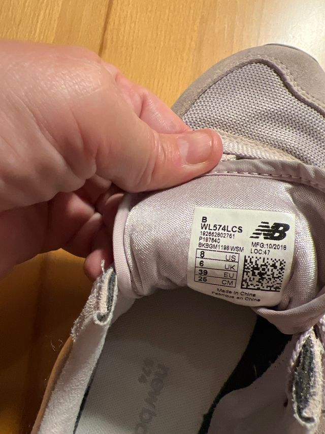 Zapatillas New Balance 574 Talla 39