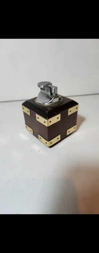 Lote 3 accendini vintage da tavolo